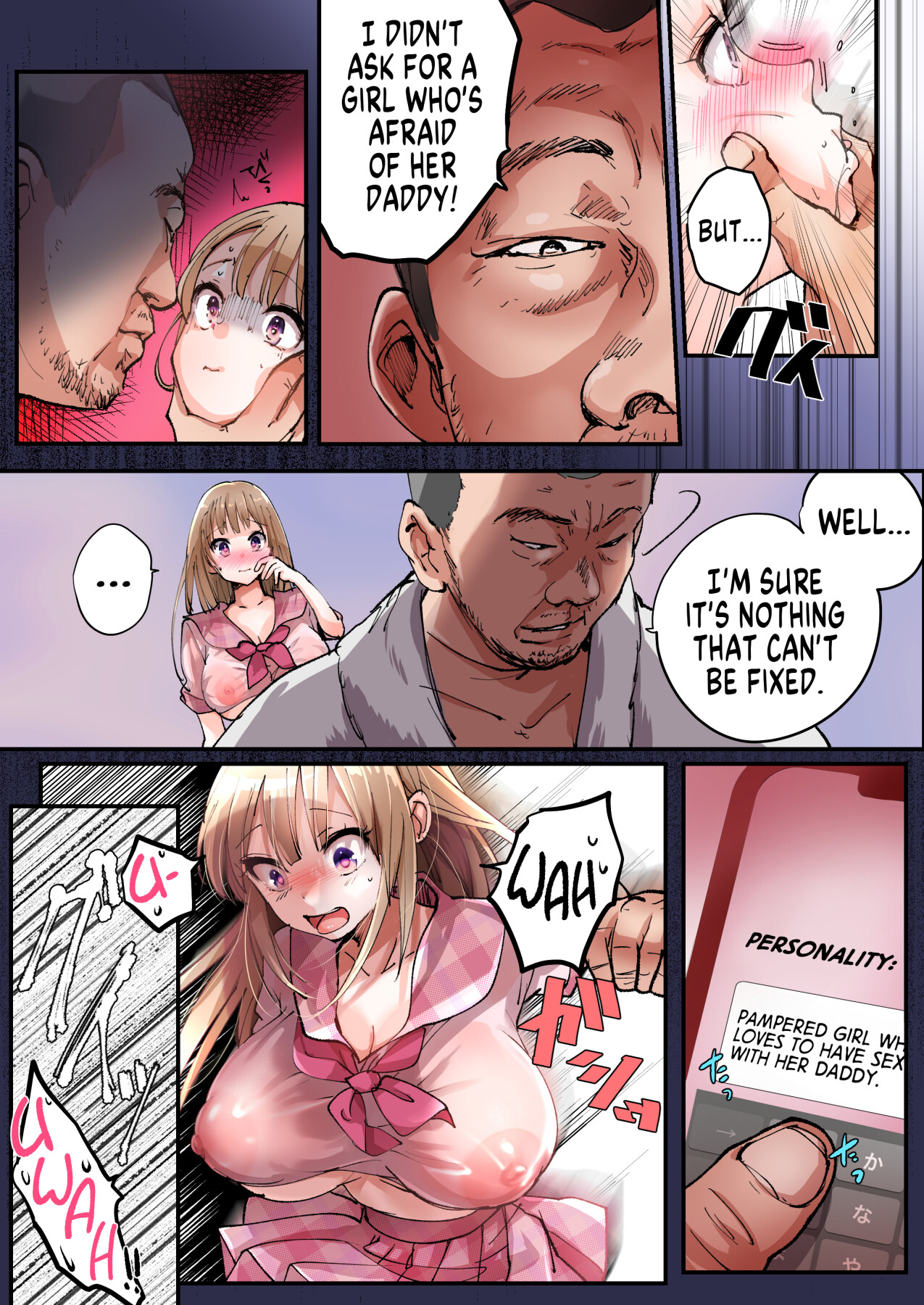 Hentai Manga Comic-A Part-Time Job That Turned me into a Gender-Bent Daddy's Dirty Little Girl!-Read-9